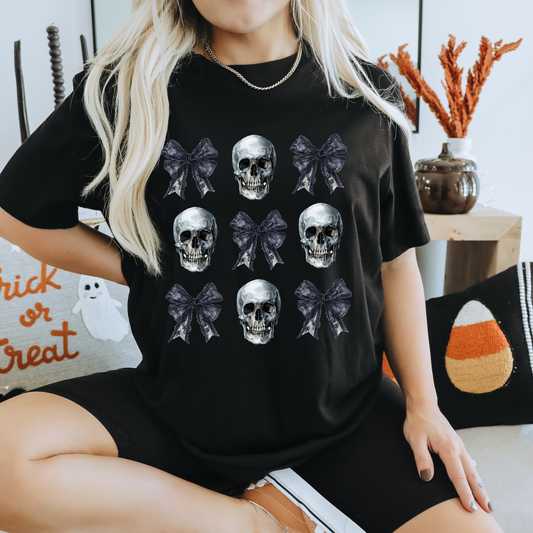 Skull Coquette Graphic Tee