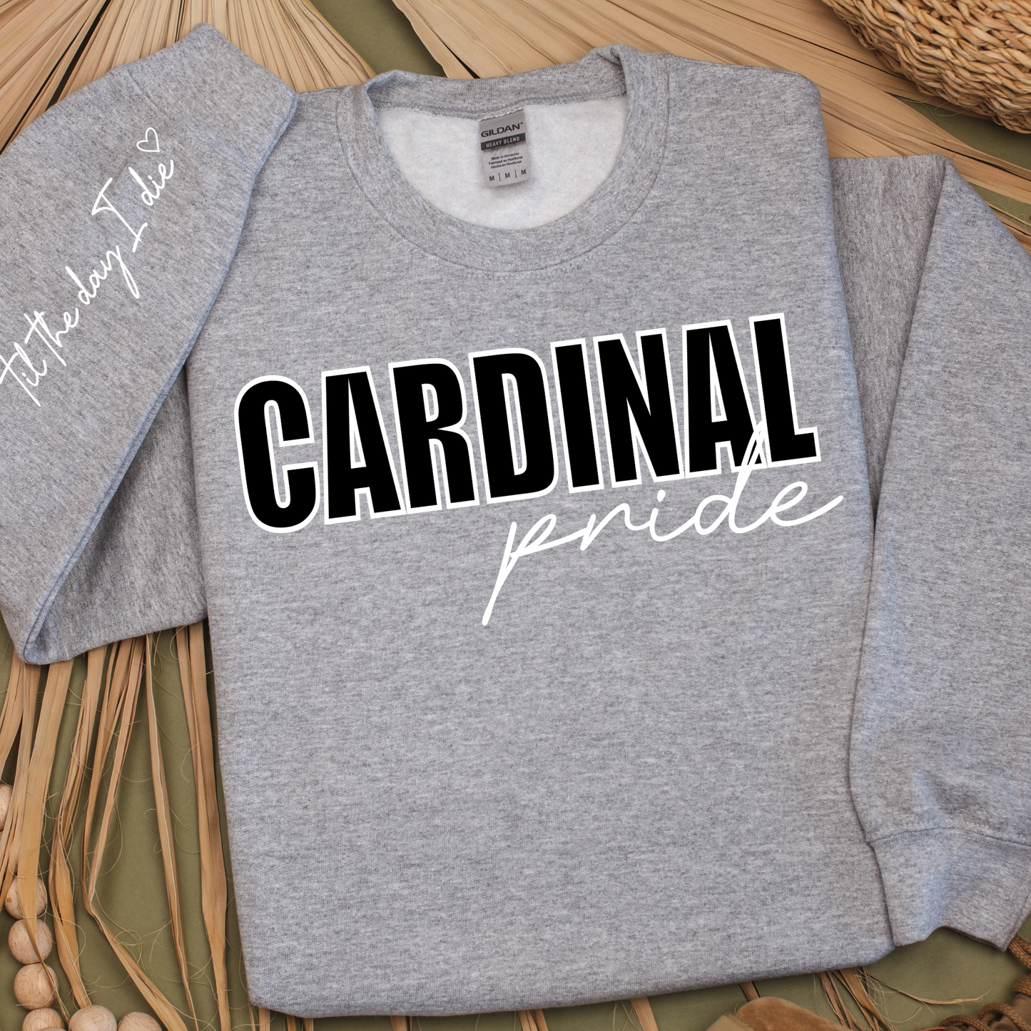 Cardinal Pride Graphic Crewneck  W/ SLEEVE