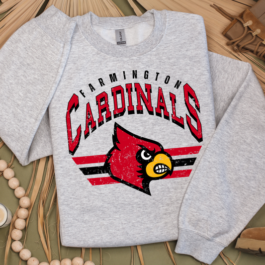 Farmington Cardinals Graphic Crewneck