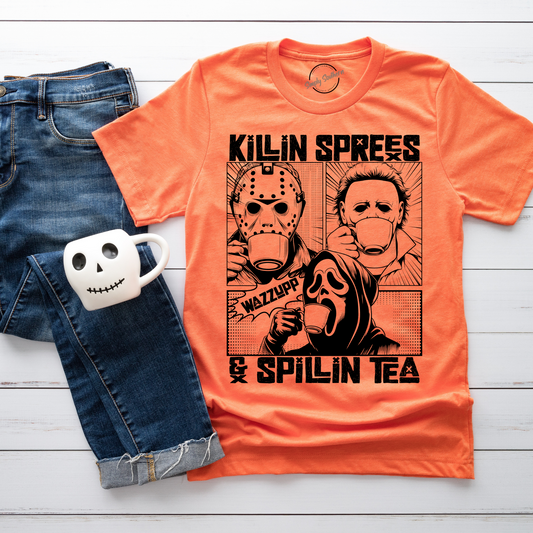 Killin’ Spree Sippin Tea Graphic Tee